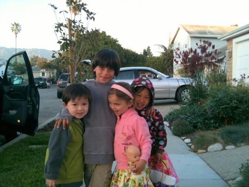 Cousins in Santa Barbara - 2010